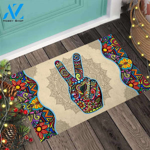 Peace - Hippie Doormat