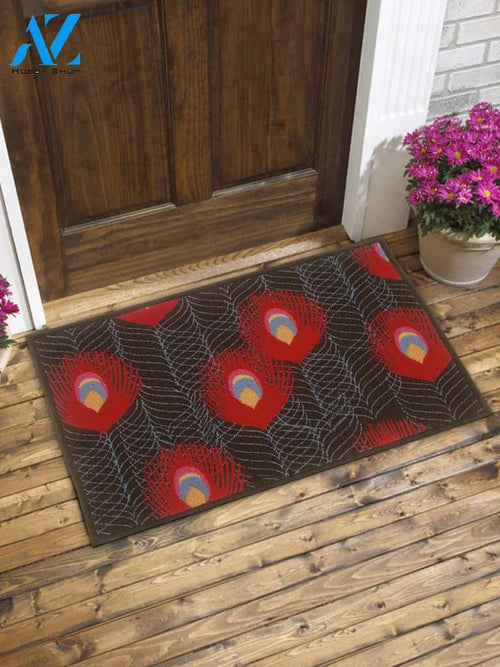 Peacock Feather CLP1110095D Doormat