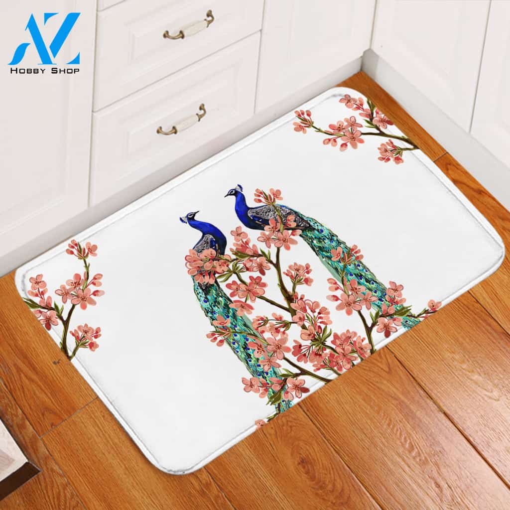 Peacock Spring Love SW2073 Door Mat