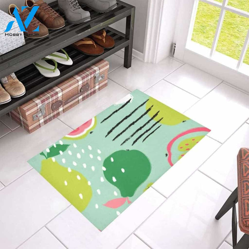 Pear Fruit Indoor And Outdoor Doormat Welcome Mat Housewarming Gift Home Decor Funny Doormat Gift Idea For Fruit Lovers Gift For Friend
