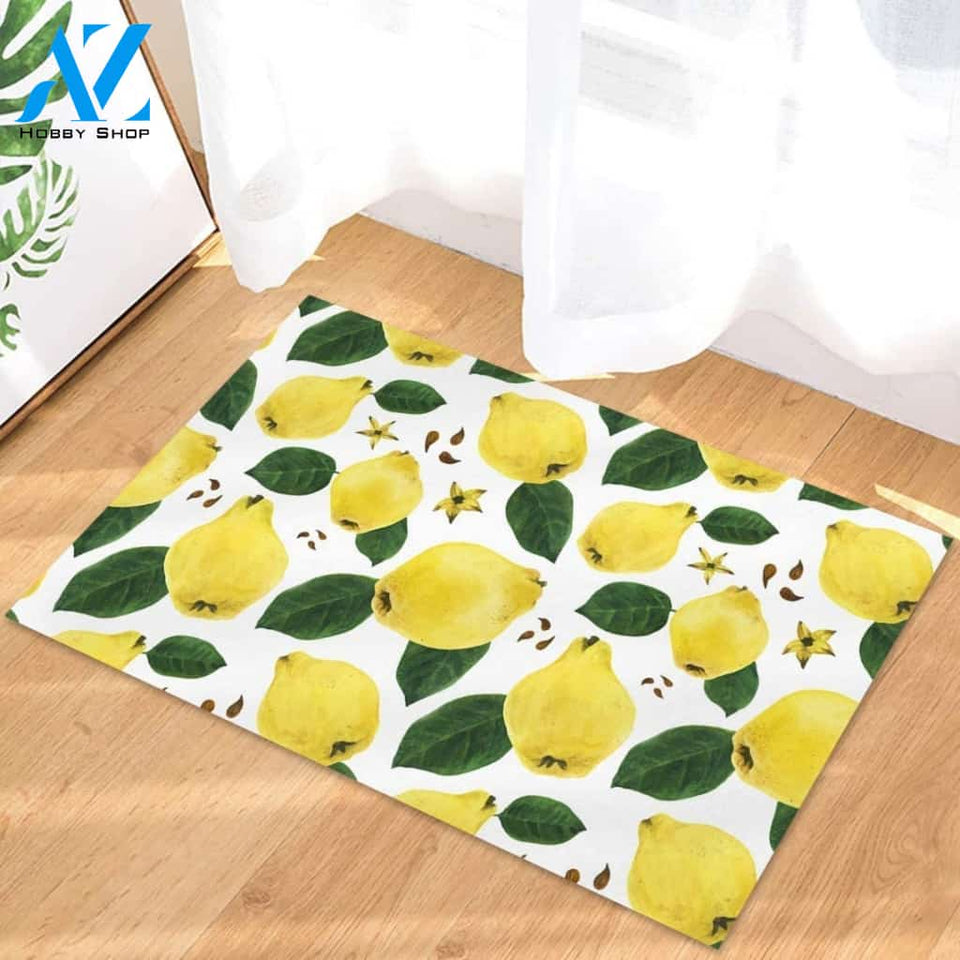 Pear Fruit Doormat Welcome Mat Housewarming Gift Home Decor Funny Doormat Gift For Friend Gift Idea For Fruit Lovers Birthday Gift