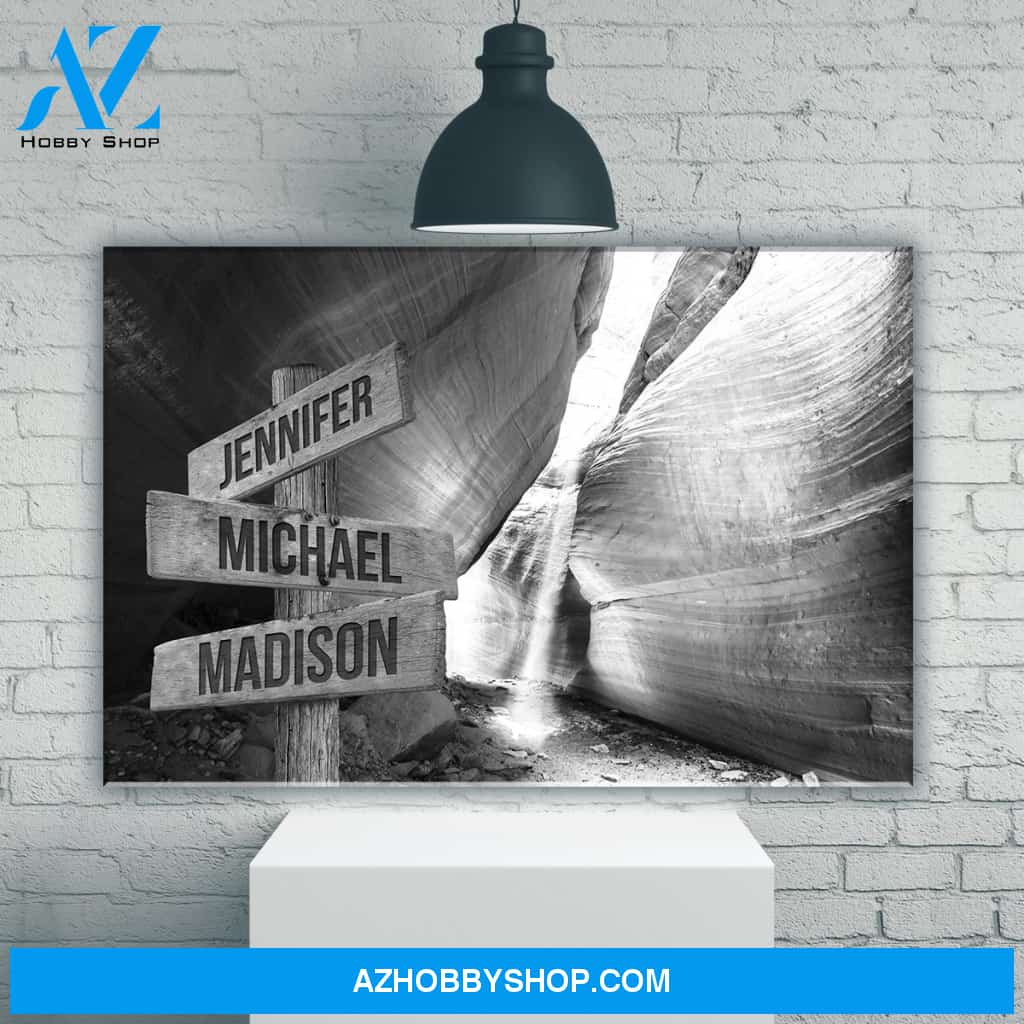 Peekaboo Canyon Multi-Names Premium Canvas