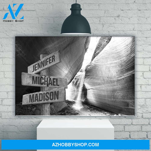 Peekaboo Canyon Multi-Names Premium Canvas
