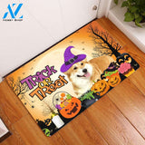 Pembroke Welsh Corgi Halloween - Dog Doormat Welcome Mat House Warming Gift Home Decor Gift for Dog Lovers Funny Doormat Gift Idea