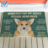 Pembroke Welsh Corgi's Rules Doormat