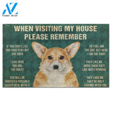 Pembroke Welsh Corgi's Rules Doormat