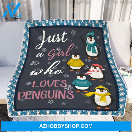 Penguin Blanket, Just A Girl Who Loves Penguins