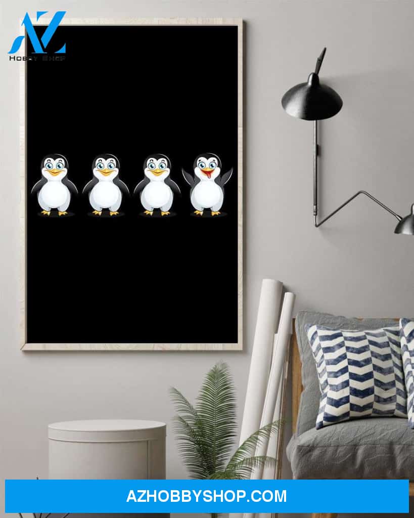 Penguin little fellows poster