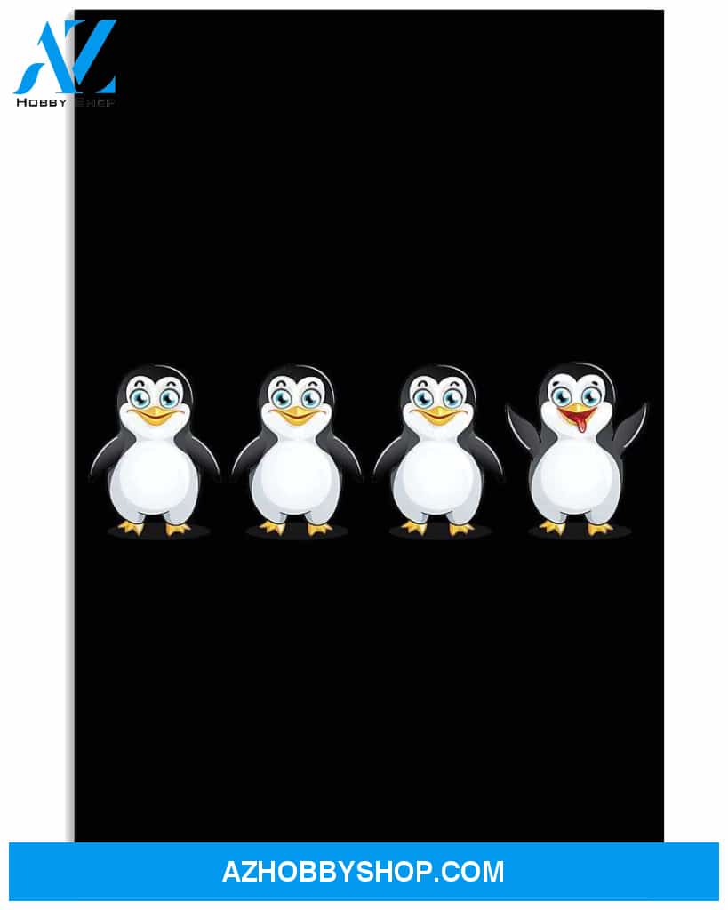 Penguin little fellows poster