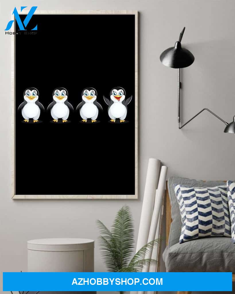 Penguin little fellows poster
