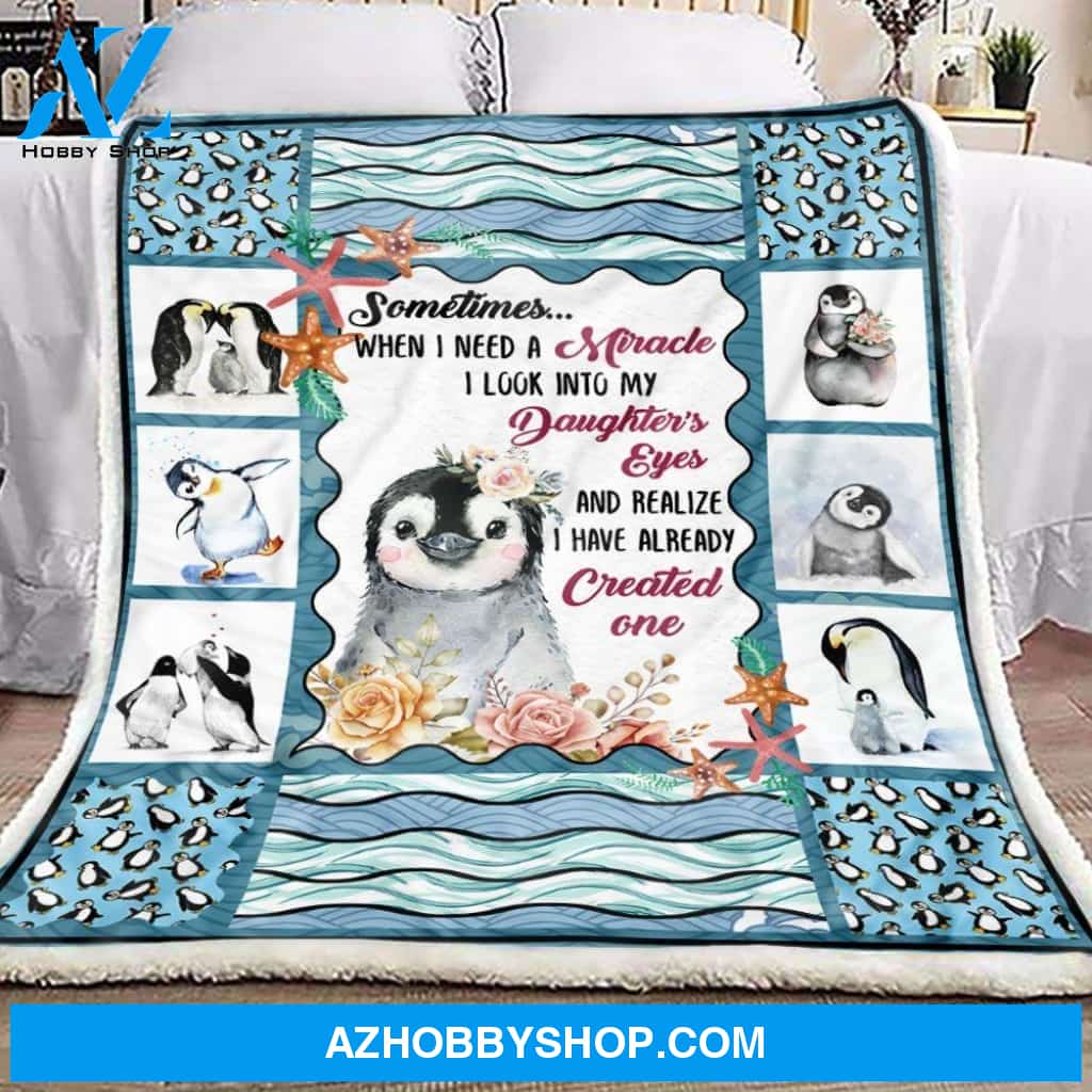 Penguin Lover 2 Fleece Blanket