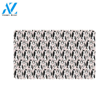 Penguin Themed Rubber Doormat