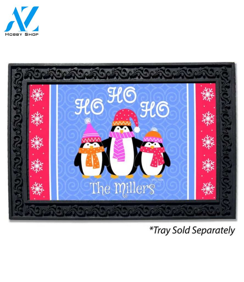 Penguins Snow - Doormat - 18" x 30"