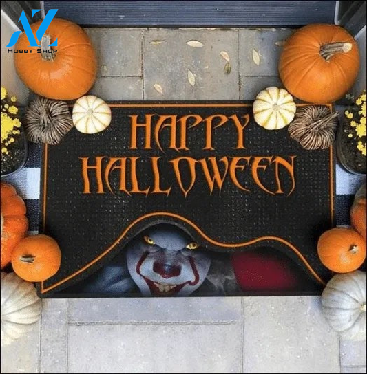 Pennywise Happy Halloween Doormat