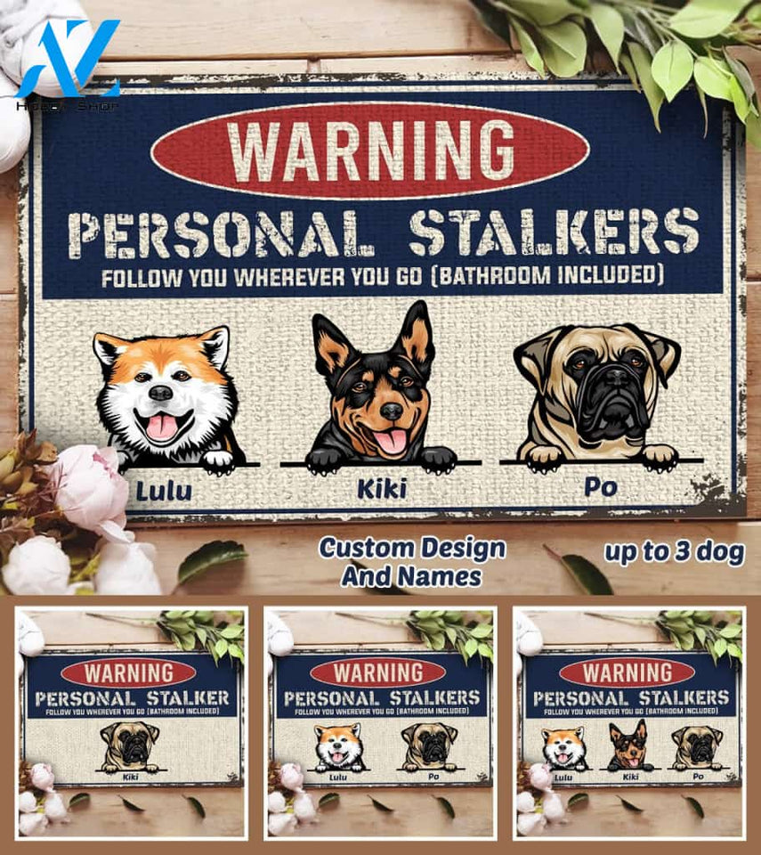 Personal Stalker Personalized Doormat | Welcome Mat | House Warming Gift