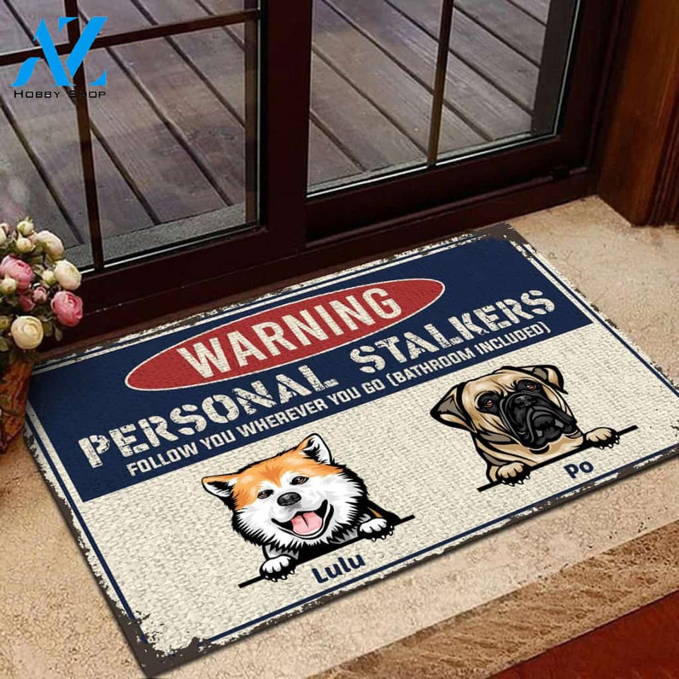 Personal Stalker Personalized Doormat | Welcome Mat | House Warming Gift