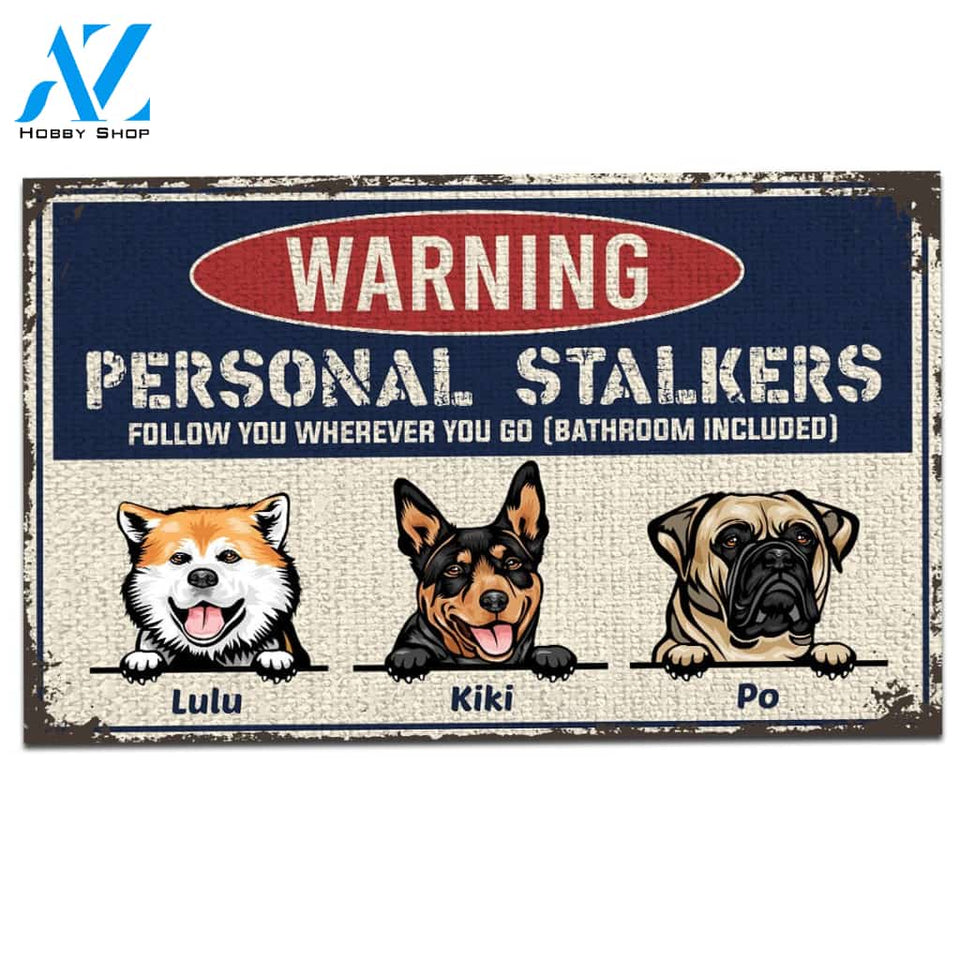 Personal Stalker Personalized Doormat | Welcome Mat | House Warming Gift