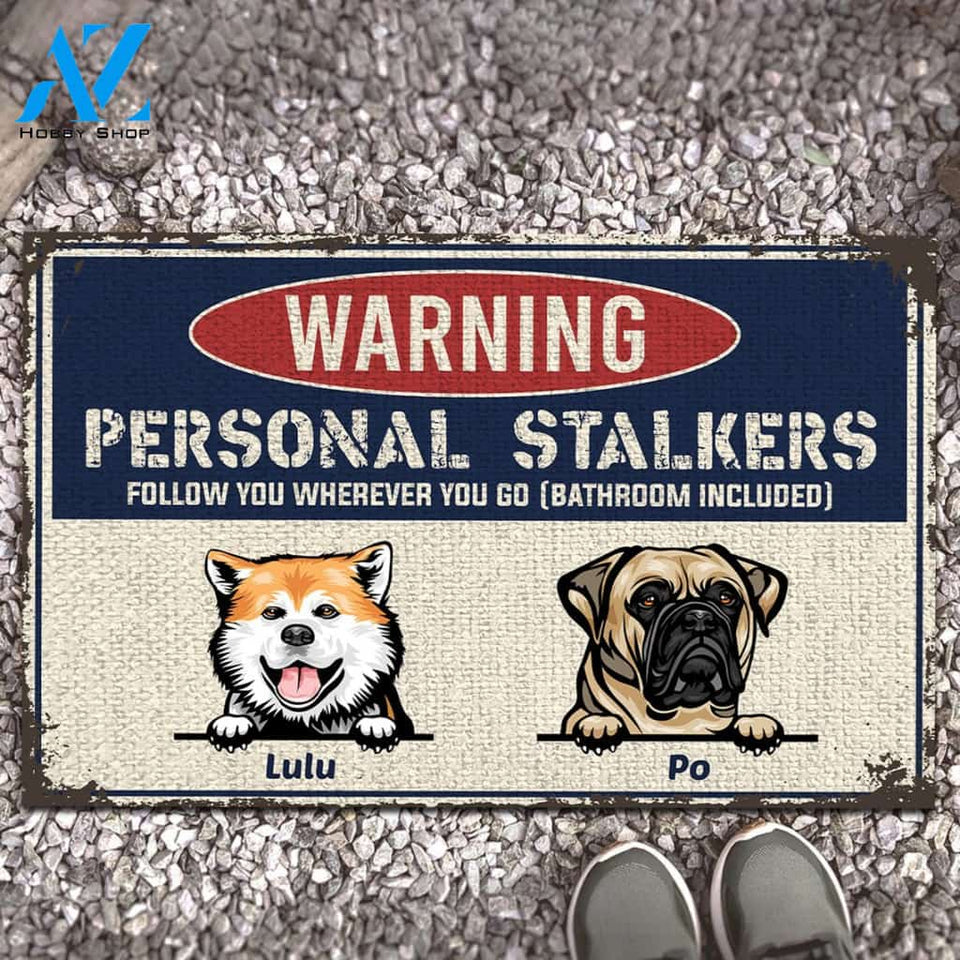 Personal Stalker Personalized Doormat | Welcome Mat | House Warming Gift