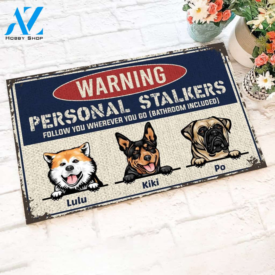 Personal Stalker Personalized Doormat | Welcome Mat | House Warming Gift