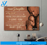Personaliezd Canvas, African American Black Family Canvas Wall Art, Canvas Prints Gift Father's Day
