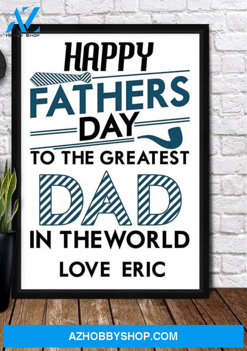 Personaliezd Canvas And Poster, GREAT DAD Canvas And Poster, Canvas Wall Art, Wall Decor Visual Art, Gift Father's Day