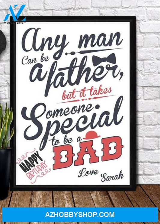 Personaliezd Canvas And Poster, SPECIAL DAD Canvas And Poster,Canvas Prints,Wall Decor Visual Art, Gift Father's Day