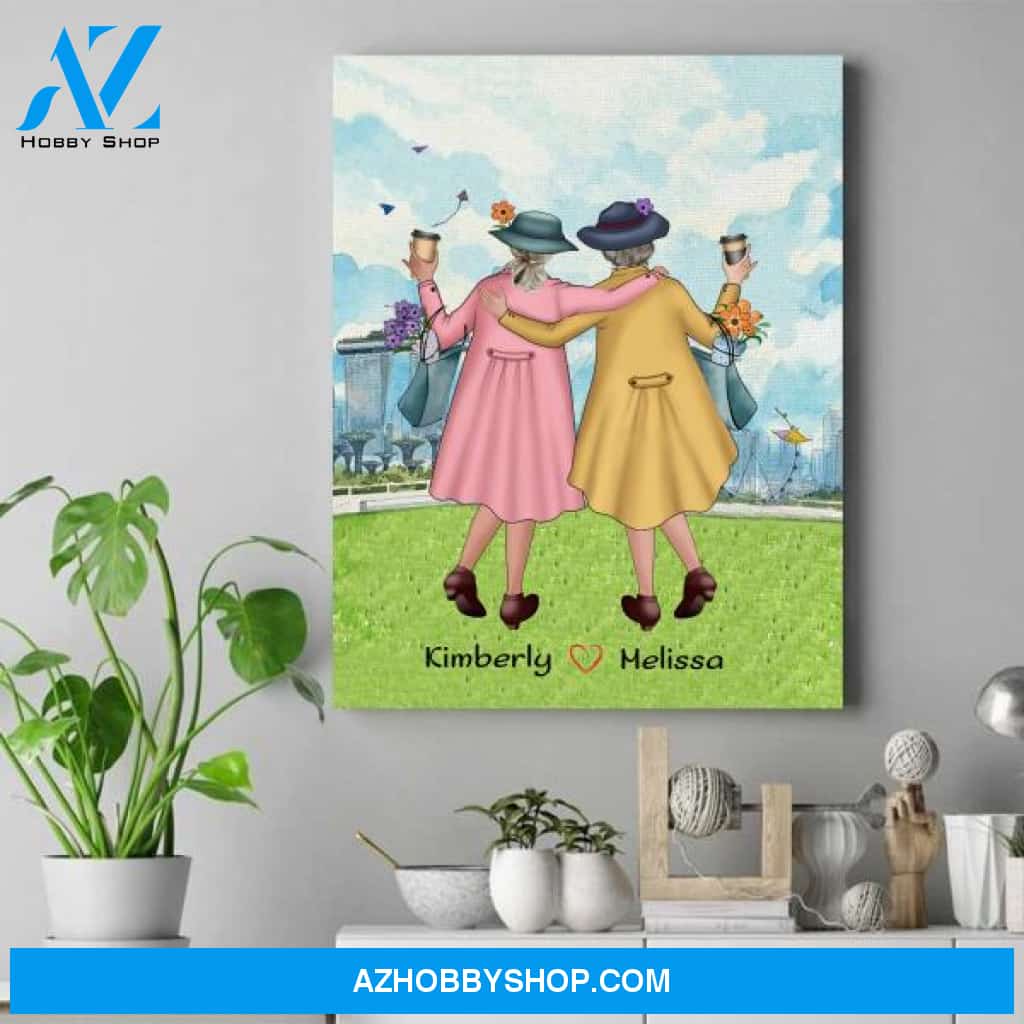 Personalised Best Friend Canvas - Custom Gift For Best Friend - Best Gift For Bestie