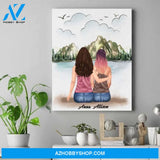 Personalised Best Friend Canvas - Best Gift For Bestie - Bff Birthday Gifts Ideas