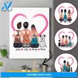 Personalised Best Friend Canvas - Personalised Best Friend Gift - Gifts For Besties Birthday