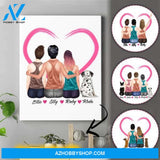 Personalised Best Friend Canvas - Personalised Best Friend Gift - Gifts For Besties Birthday