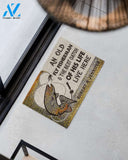 Personalized An old fly fisherman and the best catch of his life live here doormat