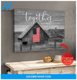 Personalized And So Together Farmer Name Wall Art Canvas