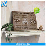 Personalized Angus Cows Farmhouse Where Love Is Available Canvas Wall Art Decor