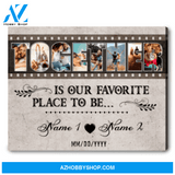 Personalized Anniversary Gifts For Couples Custom Photo Collage Canvas