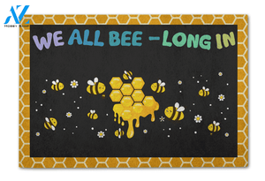 Personalized Back To School Ideas Teacher We All Bee-Long In - Classroom Doormat Indoor And Outdoor Doormat Gift For Teacher Classroom Decor Warm House Gift Welcome Mat