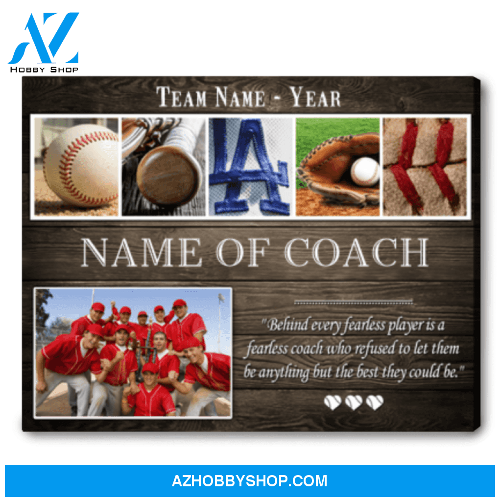 Personalized Baseball Coach Gift End of Season Gift For Baseball Coach