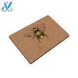 Personalized Bee - Happy Hive Insect Doormat Indoor and Outdoor Doormat Entrance Rug Sweet Home Decor Housewarming Gift Gift for Bee Lovers Insect Lovers Gift Idea