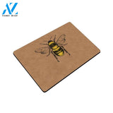 Personalized Bee - Happy Hive Insect Doormat Indoor and Outdoor Doormat Entrance Rug Sweet Home Decor Housewarming Gift Gift for Bee Lovers Insect Lovers Gift Idea