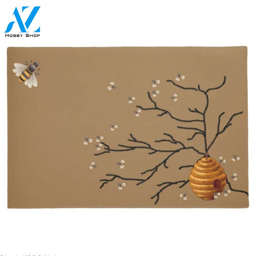 Personalized Bee Hive Insect Doormat Indoor and Outdoor Doormat Entrance Rug Sweet Home Decor Housewarming Gift Gift for Bee Lovers Insect Lovers Gift Idea
