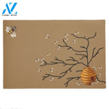 Personalized Bee Hive Insect Doormat Indoor and Outdoor Doormat Entrance Rug Sweet Home Decor Housewarming Gift Gift for Bee Lovers Insect Lovers Gift Idea