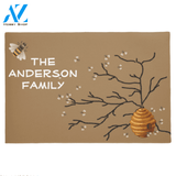 Personalized Bee Hive Insect Doormat Indoor and Outdoor Doormat Entrance Rug Sweet Home Decor Housewarming Gift Gift for Bee Lovers Insect Lovers Gift Idea