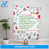 Personalized Blanket, Christmas Snowmies Dad Letter To My Daughter Wrap Yourself Up In This And Consider It A Big Hug Fleece Blanket