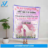 Personalized Blanket, Sheep Mother Letter To My Daughter I'Ll Always Be There For You Fleece Blanket