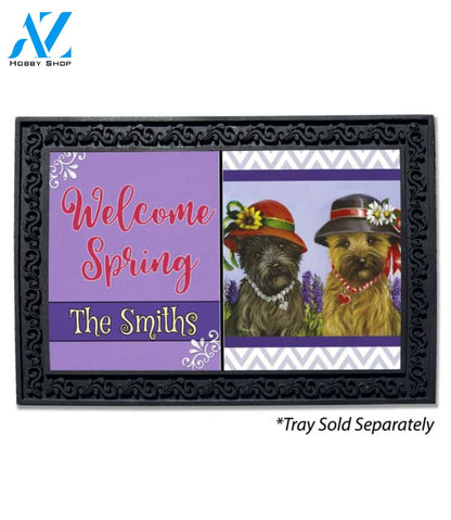 Personalized Cairn Terrier Sisters Doormat - 18" x 30"