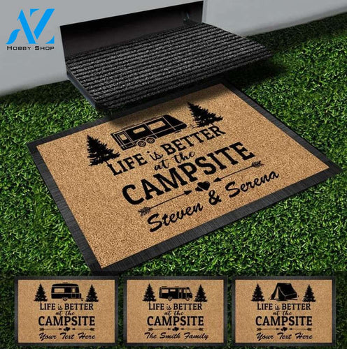 Personalized Camping Doormat, camping name doormat, camping gift, door mat, custom name - camp mat custom, door mat custom