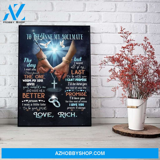 Top #148 Personalized Canvas, Christian To My Husband Canvas Wall Art, Canvas Art Prints Best Gift For Husband