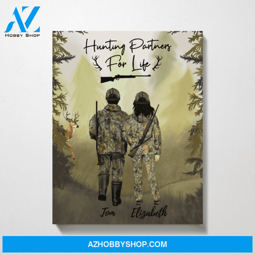 Personalized Canvas, Deer Hunting Gifts for Hunters, Hunting Gifts
