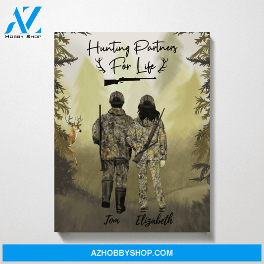 Personalized Canvas, Deer Hunting Gifts for Hunters, Hunting Gifts