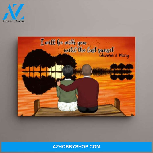 Personalized Canvas, Father Mother Wedding Anniversary, Gift for Family, Gift for Parent Anniversary