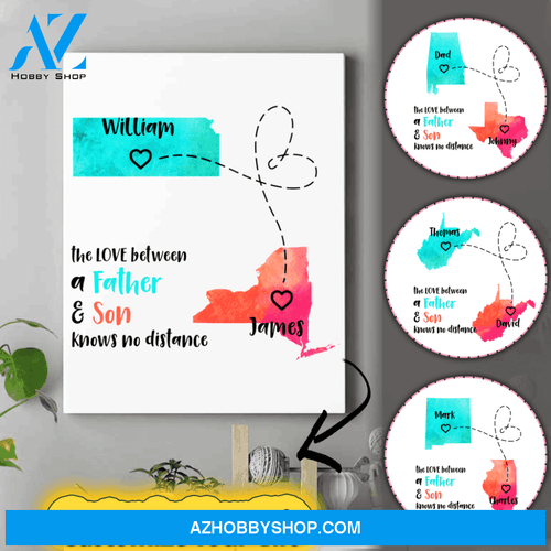 Personalized Canvas For Dad - Best Father's Day Gifts 2021 - Daddy Gifts From Son